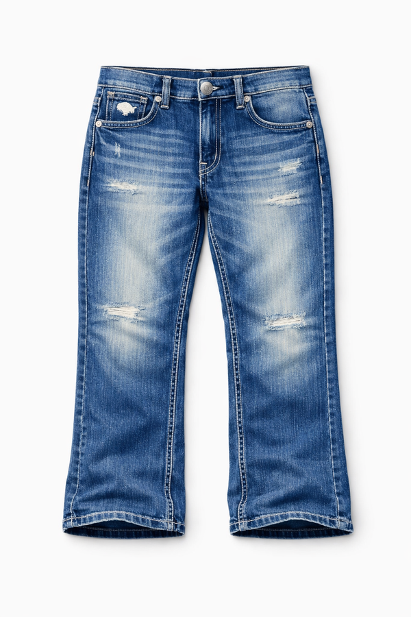 Bison Bootcut Jeans – Medium Wash – Revolution Apparel Co.