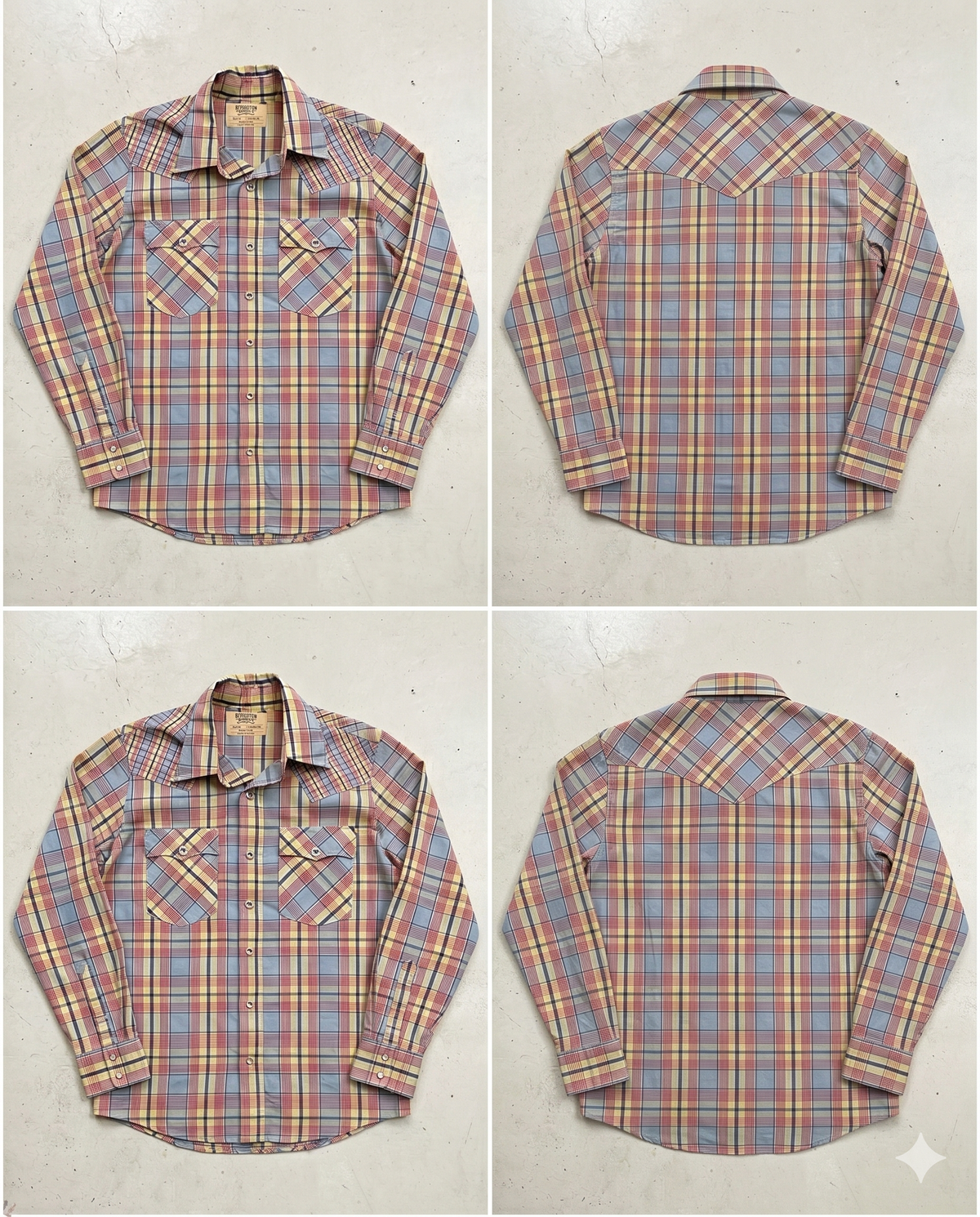 Revolution Apparel Co. Saturday Night Special Bison Pearl Snap - Asset Frame Specification