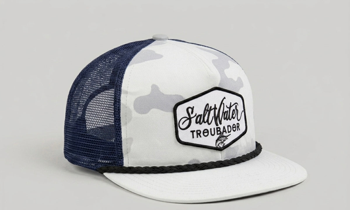 SaltWater Troubadour Rock Prairie Vintage Rope Full Mesh Trucker - Asset Frame Specification