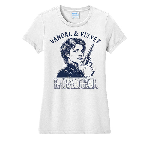 Vandal & Velvet High Caliber Heatbreaker UltraSoft Slim‑Fit Tee