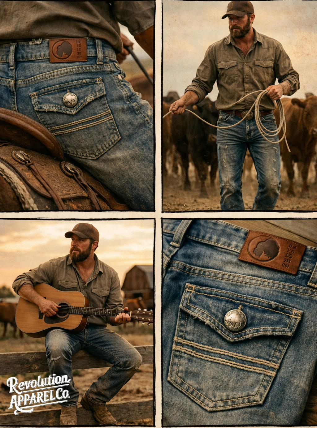 Revolution Apparel Co. Bison Bootcut Jeans