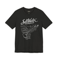 SaltWater Troubadour Texas Coastline UltraSoft Tee | Gulf‑Born Performance Comfort Thumbnail Asset Frame 2