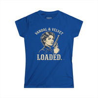 Vandal & Velvet Peacemaker UltraSoft Tee | Dangerously Feminine Western Style Thumbnail Asset Frame 5