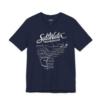 SaltWater Troubadour Texas Coastline UltraSoft Tee | Gulf‑Born Performance Comfort Thumbnail Asset Frame 6