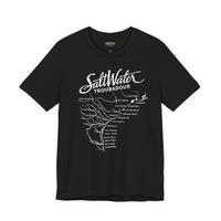 SaltWater Troubadour Texas Coastline UltraSoft Tee | Gulf‑Born Performance Comfort Thumbnail Asset Frame 1