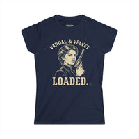 Vandal & Velvet Peacemaker UltraSoft Tee | Dangerously Feminine Western Style Thumbnail Asset Frame 6