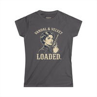 Vandal & Velvet Peacemaker UltraSoft Tee | Dangerously Feminine Western Style Thumbnail Asset Frame 4