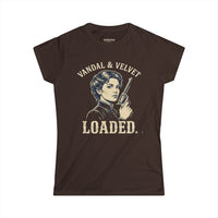Vandal & Velvet Peacemaker UltraSoft Tee | Dangerously Feminine Western Style Thumbnail Asset Frame 2