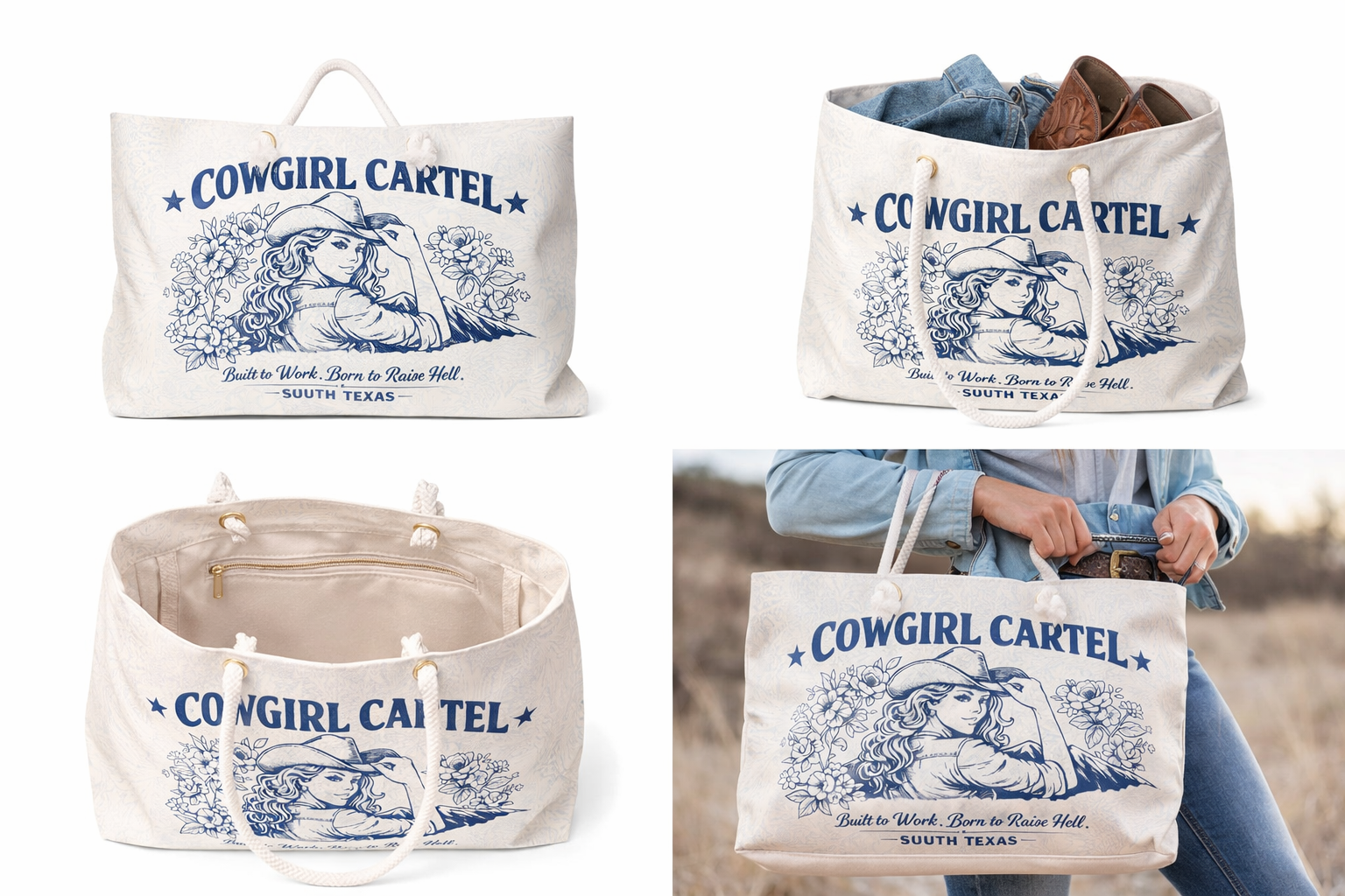 Cowgirl Cartel — Bluebonnet Weekender by Revolution Apparel Co.