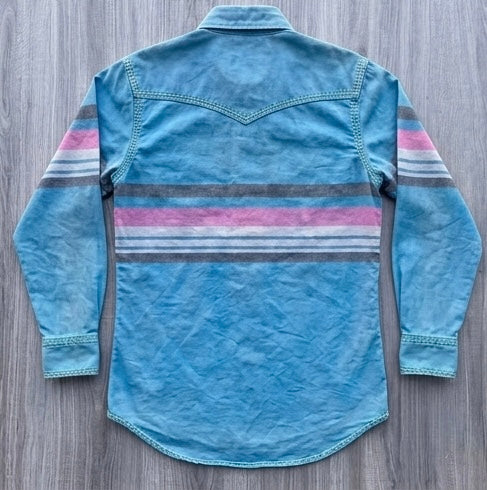 Dustline Serape Bison Pearl Snap — Detail 1