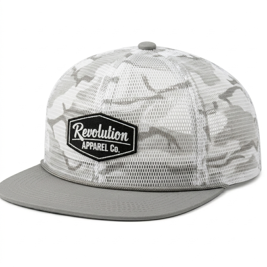 Revolution Apparel Co. Batts Ferry Vintage Rope Full Mesh Trucker - Asset Frame Specification