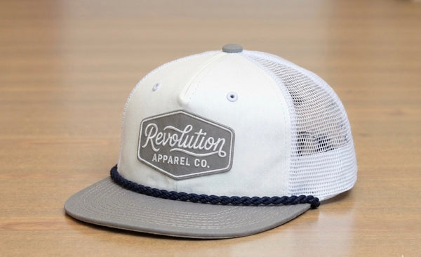 Revolution Apparel Co. Greens Prairie Vintage Rope Full Mesh Trucker