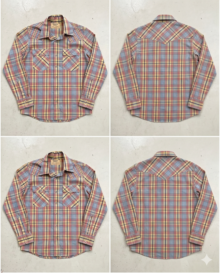 Saturday Night Special Bison Pearl Snap Shirt Front
