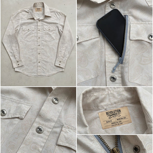 Revolution Apparel Co. Terlingua Friday Bison Pearl Snap