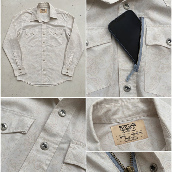 Terlingua Friday Bison Pearl Snap Shirt