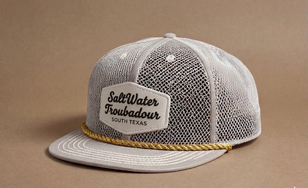 SaltWater Troubadour Charles Mickey Jr. Vintage Rope Full Mesh Trucker