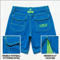 SaltWater Troubadour RipStop Performance Fishing Shorts Blue Denim S Thumbnail Asset Frame 9
