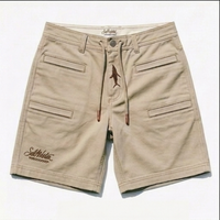 SaltWater Troubadour RipStop Performance Fishing Shorts Blue Denim S Thumbnail Asset Frame 8