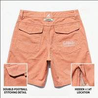 SaltWater Troubadour RipStop Performance Fishing Shorts Blue Denim S Thumbnail Asset Frame 6