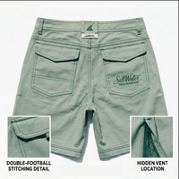 SaltWater Troubadour RipStop Performance Fishing Shorts Blue Denim S Thumbnail Asset Frame 14