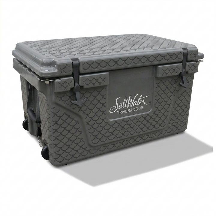SaltWater Troubadour The Last Damn Cooler - Side profile with handles