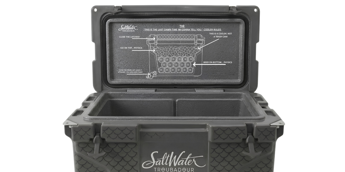 SaltWater Troubadour The Last Damn Cooler 65 Quart Rotomold Cooler - Asset Frame Specification