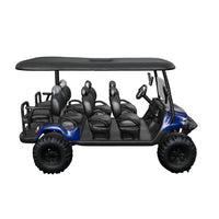 REVO F6 6-Seater Electric Golf Cart — Blue